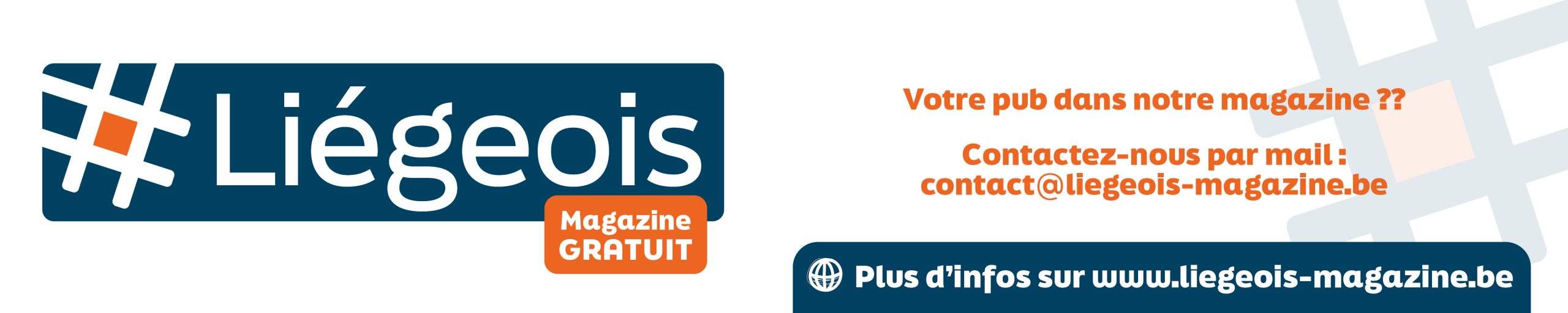 Votre publicité dans le magazine #Liégeois