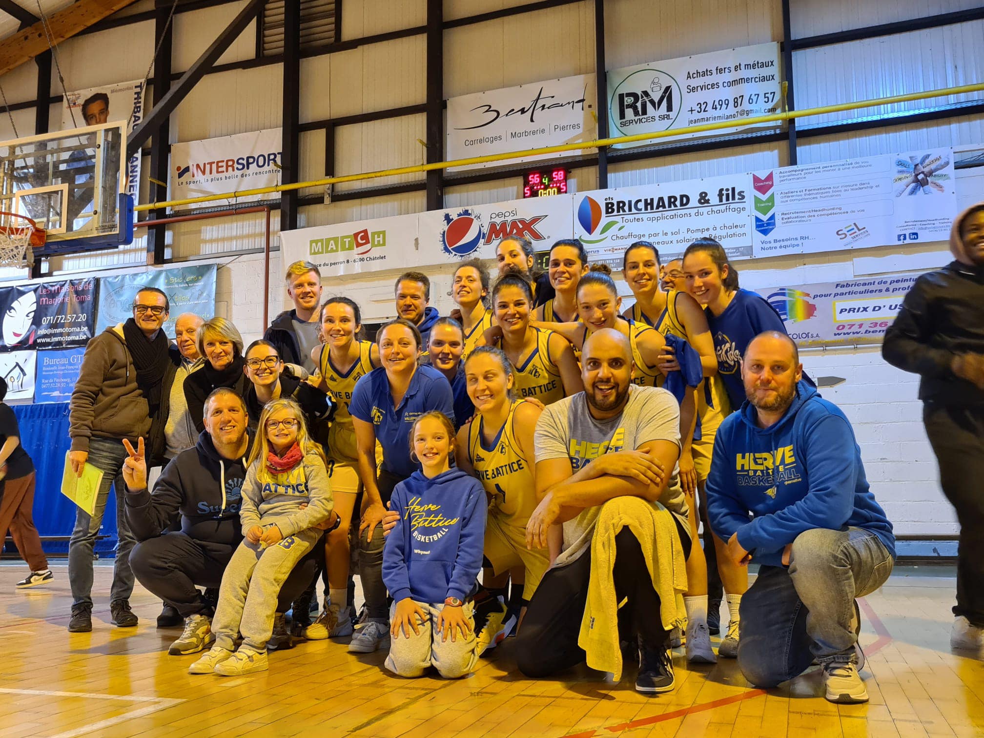 Herve-Battice Women's Basketball: Perfect Weekend and Double Victory Success Herve-Battice Women's Basketball: Perfect Weekend and Double Victory Success